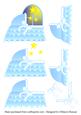 Frilly Baby Cradle - Blue