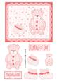Baby Bear Lace Topper - Pink