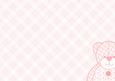 Baby Bear Plaid Paper - Pink