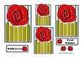 NOUVEAU ROSE - Pretty Nouveau Rose Toppers - Red