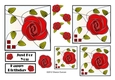 NOUVEAU ROSE - Pretty Nouveau Rose Toppers - Red
