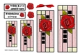 NOUVEAU ROSE - Pretty Nouveau Rose Toppers - Red