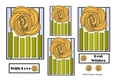 NOUVEAU ROSE - Pretty Nouveau Rose Toppers - Yellow