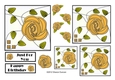 NOUVEAU ROSE - Pretty Nouveau Rose Toppers - Yellow