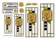 NOUVEAU ROSE - Pretty Nouveau Rose Toppers - Yellow