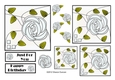 NOUVEAU ROSE - 4 Pretty Nouveau Rose Toppers - White