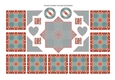 Photoflowers Teabag Topper and Accessories Sheet - peachy bloom