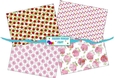NOUVEAU ROSE PAPER KIT - 4 PAGES - red