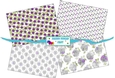 NOUVEAU ROSE PAPER KIT - 4 PAGES - purple