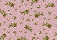 VINTAGE CHRISTMAS BACKING PAPER A4 - Holly - Pink
