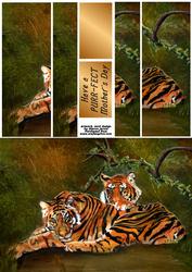 Jungle Tigers Mum and Cub