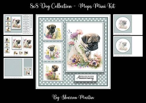 8x8 Mops Mini Kit - x5 A4 Sheets 