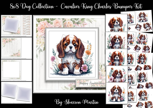 8x8 Dog Collection - Cavalier King Charles Bumper Kit 