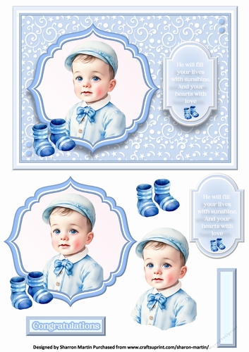 A5 Vintage Baby Boy 2