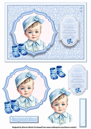 A5 Vintage Baby Boy 4