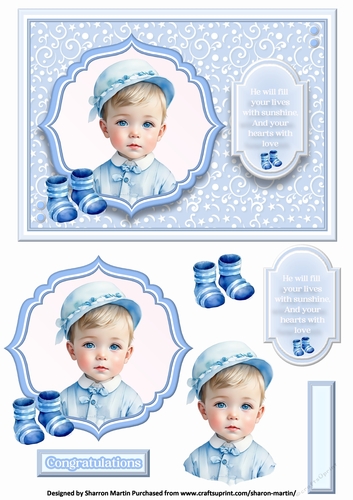 A5 Vintage Baby Boy 6