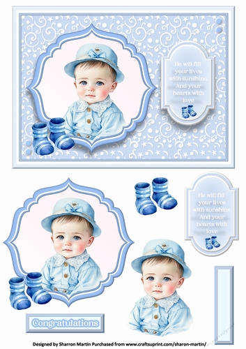 A5 Vintage Baby Boy 7