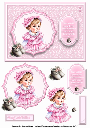 A5 Vintage Baby Girl 2