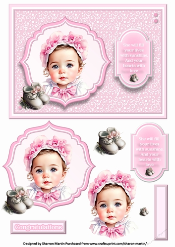 A5 Vintage Baby Girl 3