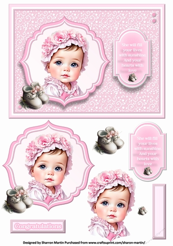 A5 Vintage Baby Girl 4