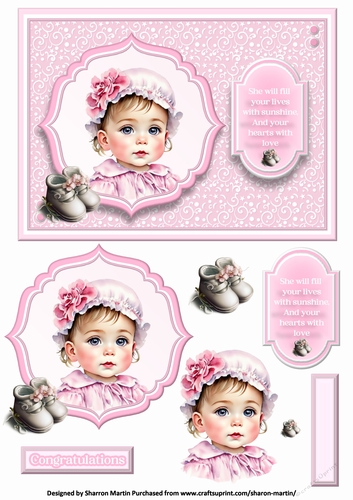 A5 Vintage Baby Girl 6
