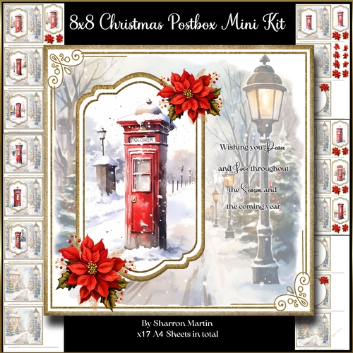 8x8 Christmas Postbox 