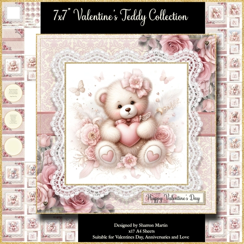 7x7 Valentines Teddy Collection