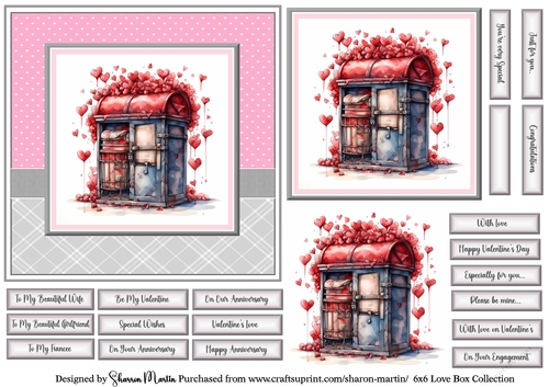 6x6 Love Box Valentines 8