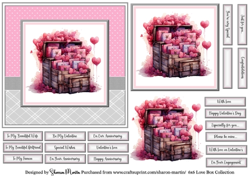 6x6 Love Box Valentines 12