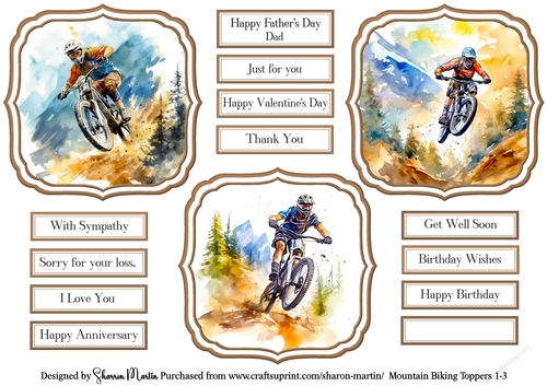 Mountain Biking Toppers 1-3