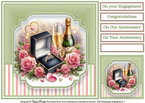 8x8 Champagne Engagement (Green) 7