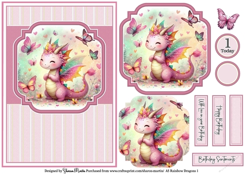A5 Rainbow Dragons 1