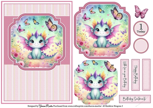 A5 Rainbow Dragons 3