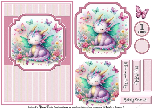 A5 Rainbow Dragons 9