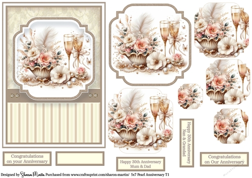 5x7 Pearl Anniversary Celebration 1