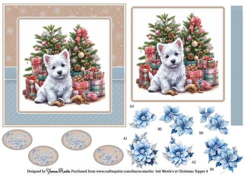 6x6 Westies at Christmas 4