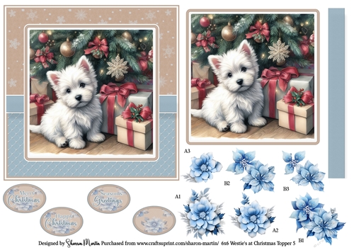 6x6 Westies at Christmas 5