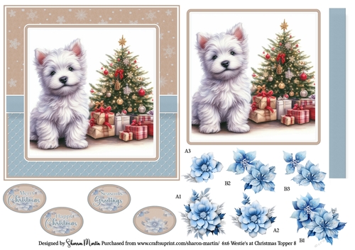 6x6 Westies at Christmas 8