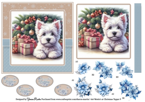6x6 Westies at Christmas 9