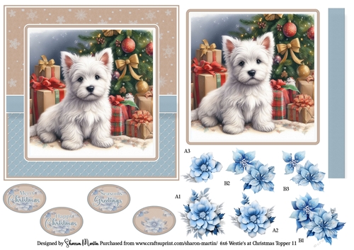 6x6 Westies at Christmas 11