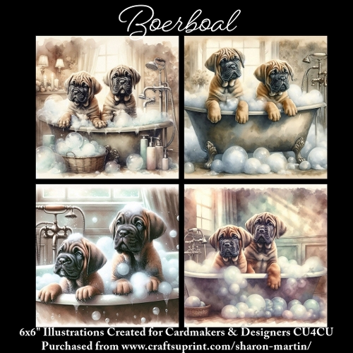 BOERBOEL - Illustrations for Cardmakers & Designers 