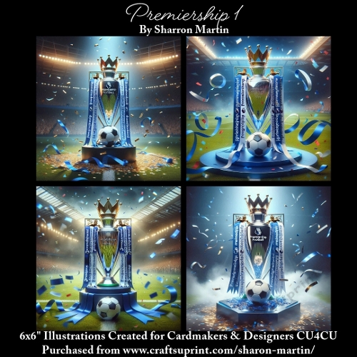 6x6 Premiership 1 - Illustrations for Cardmakers & Designers