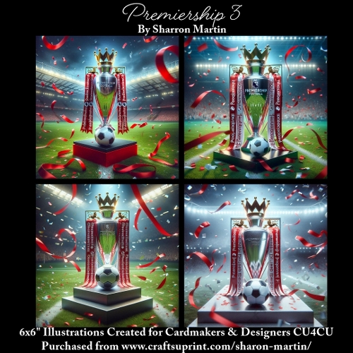 6x6 Premiership 3 - Illustrations for Cardmakers & Designers