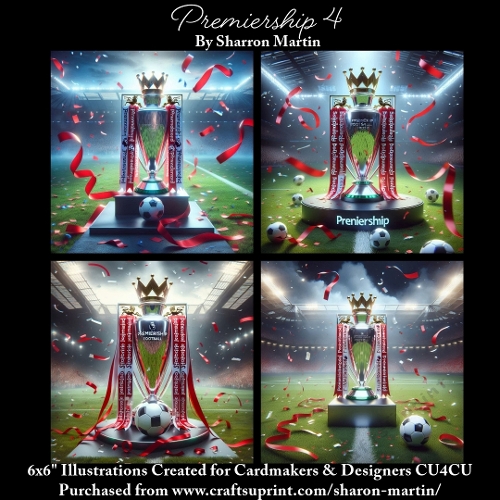 6x6 Premiership 4 - Illustrations for Cardmakers & Designers