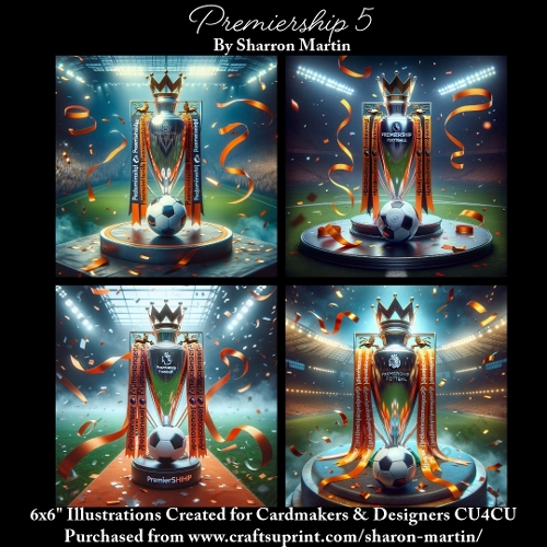 6x6 Premiership 5 - Illustrations for Cardmakers & Designers