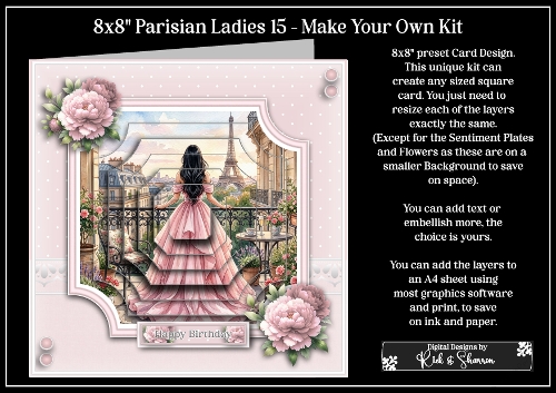 MYOK 8x8 Parisian Ladies 15 - x56 Elements