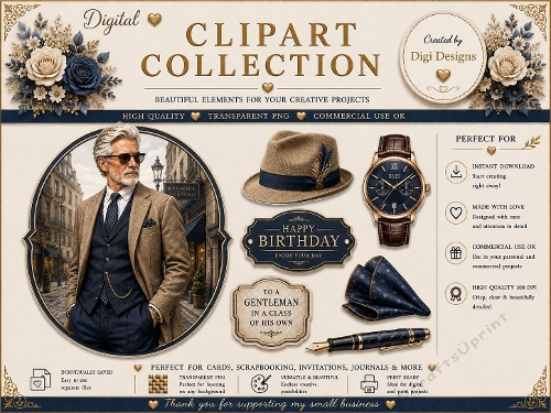 Mens 1 Clipart Collection PNG 