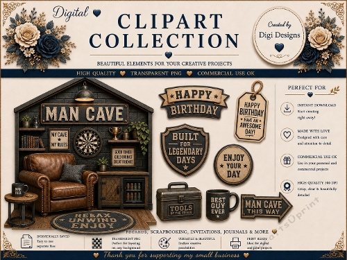 Mens 10 Clipart Collection PNG 