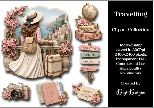 Travelling Clipart Collection PNG 
