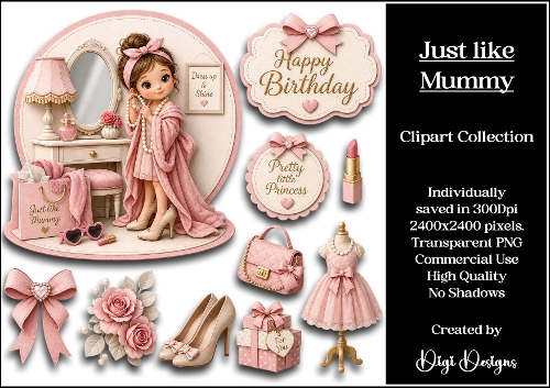 Just like mummy Clipart Collection PNG 